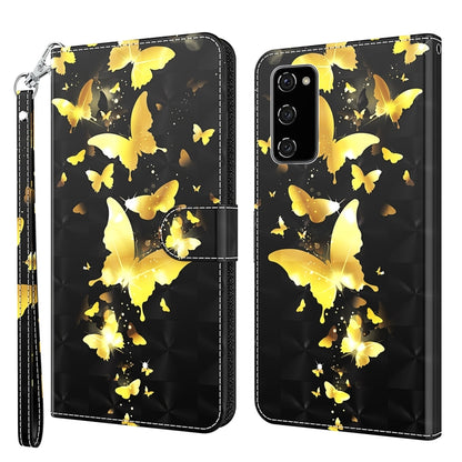 3D Painting Pattern TPU + PU Leather Phone Case, For Samsung Galaxy A03s 166mm, For Samsung Galaxy A13 5G, For Samsung Galaxy A13 4G, For Samsung Galaxy A22 5G