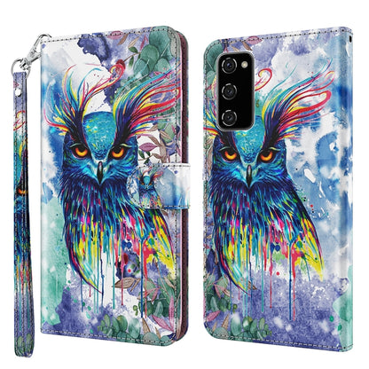 3D Painting Pattern TPU + PU Leather Phone Case, For Samsung Galaxy A03s 166mm, For Samsung Galaxy A13 5G, For Samsung Galaxy A13 4G, For Samsung Galaxy A22 5G