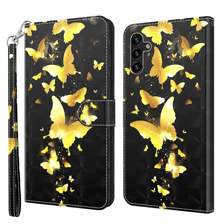 3D Painting Pattern TPU + PU Leather Phone Case, For Samsung Galaxy A03s 166mm, For Samsung Galaxy A13 5G, For Samsung Galaxy A13 4G, For Samsung Galaxy A22 5G