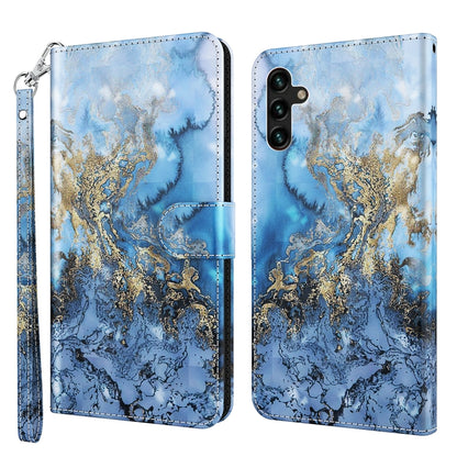 3D Painting Pattern TPU + PU Leather Phone Case, For Samsung Galaxy A03s 166mm, For Samsung Galaxy A13 5G, For Samsung Galaxy A13 4G, For Samsung Galaxy A22 5G