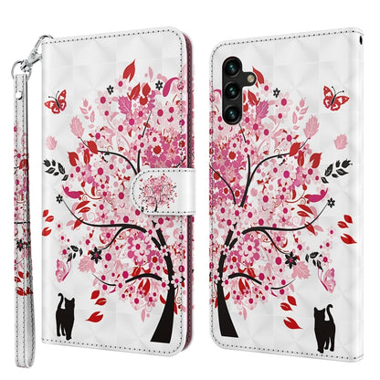 3D Painting Pattern TPU + PU Leather Phone Case, For Samsung Galaxy A03s 166mm, For Samsung Galaxy A13 5G, For Samsung Galaxy A13 4G, For Samsung Galaxy A22 5G
