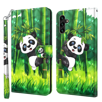 3D Painting Pattern TPU + PU Leather Phone Case, For Samsung Galaxy A03s 166mm, For Samsung Galaxy A13 5G, For Samsung Galaxy A13 4G, For Samsung Galaxy A22 5G