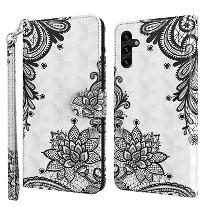 3D Painting Pattern TPU + PU Leather Phone Case, For Samsung Galaxy A03s 166mm, For Samsung Galaxy A13 5G, For Samsung Galaxy A13 4G, For Samsung Galaxy A22 5G
