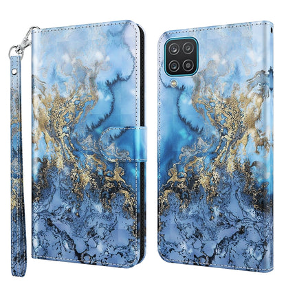 3D Painting Pattern TPU + PU Leather Phone Case, For Samsung Galaxy A03s 166mm, For Samsung Galaxy A13 5G, For Samsung Galaxy A13 4G, For Samsung Galaxy A22 5G