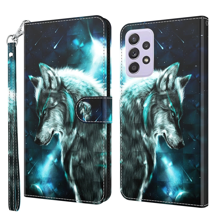 3D Painting Pattern TPU + PU Leather Phone Case, For Samsung Galaxy A23, For Samsung Galaxy A32 4G, For Samsung Galaxy A33 5G, For Samsung Galaxy A52 5G / A52s 5G