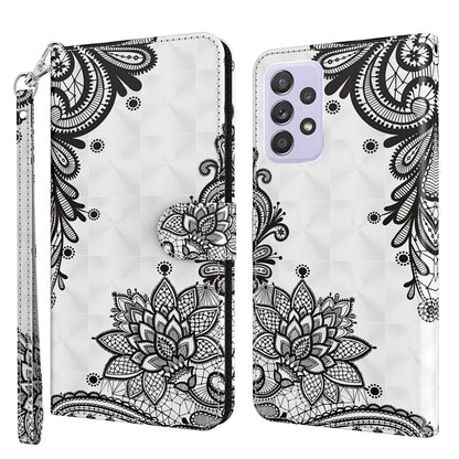 3D Painting Pattern TPU + PU Leather Phone Case, For Samsung Galaxy A23, For Samsung Galaxy A32 4G, For Samsung Galaxy A33 5G, For Samsung Galaxy A52 5G / A52s 5G