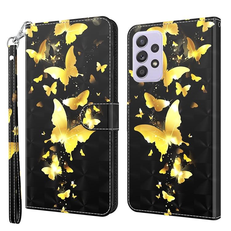 3D Painting Pattern TPU + PU Leather Phone Case, For Samsung Galaxy A23, For Samsung Galaxy A32 4G, For Samsung Galaxy A33 5G, For Samsung Galaxy A52 5G / A52s 5G