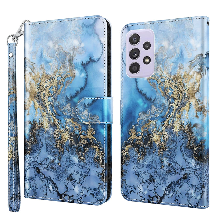 3D Painting Pattern TPU + PU Leather Phone Case, For Samsung Galaxy A23, For Samsung Galaxy A32 4G, For Samsung Galaxy A33 5G, For Samsung Galaxy A52 5G / A52s 5G