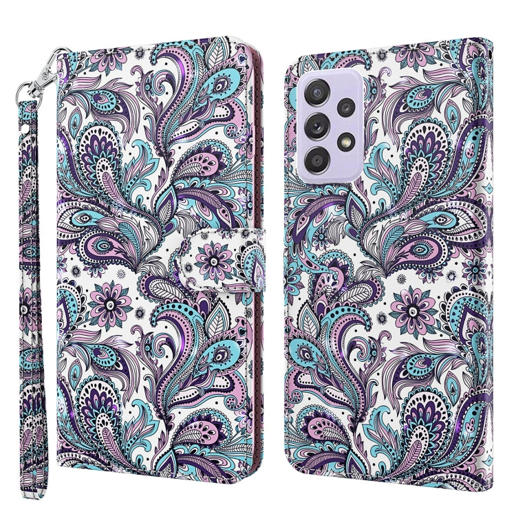 3D Painting Pattern TPU + PU Leather Phone Case, For Samsung Galaxy A53 5G, For Samsung Galaxy A82 5G, For Samsung Galaxy S21 FE 5G, For Samsung Galaxy S22 5G, For Samsung Galaxy S22+ 5G