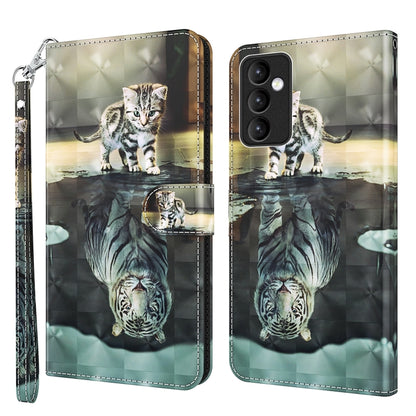 3D Painting Pattern TPU + PU Leather Phone Case, For Samsung Galaxy A53 5G, For Samsung Galaxy A82 5G, For Samsung Galaxy S21 FE 5G, For Samsung Galaxy S22 5G, For Samsung Galaxy S22+ 5G