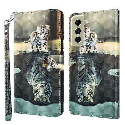3D Painting Pattern TPU + PU Leather Phone Case, For Samsung Galaxy A53 5G, For Samsung Galaxy A82 5G, For Samsung Galaxy S21 FE 5G, For Samsung Galaxy S22 5G, For Samsung Galaxy S22+ 5G