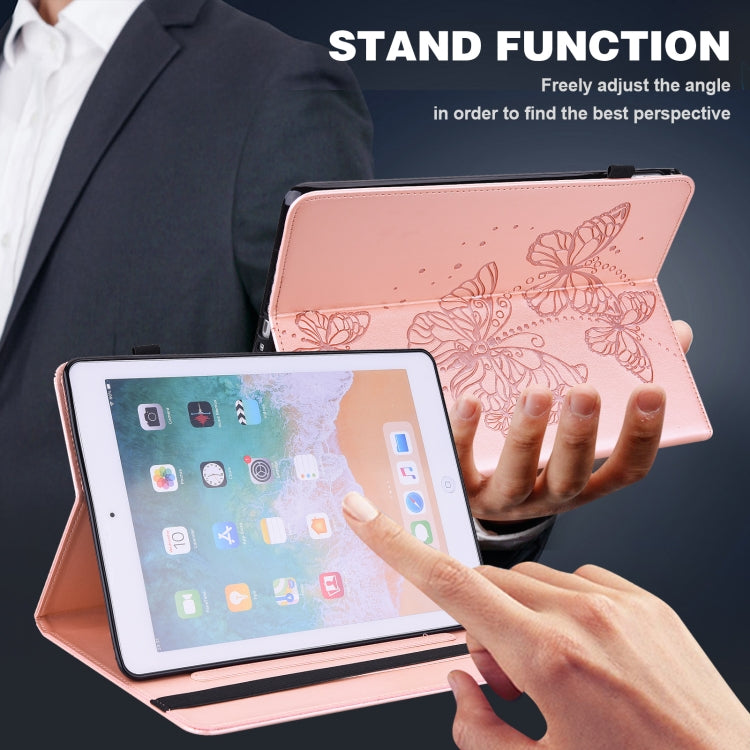 Embossed Butterfly Pattern Leather Tablet Case, For OPPO Pad 11 inch 2022, For Realme Pad 10.4 inch, For Samsung Galaxy Tab A8 10.5 2021, For Samsung Galaxy Tab S8, For Lenovo Legion Y700, For Lenovo Tab K10, For Lenovo Tab P11 Plus