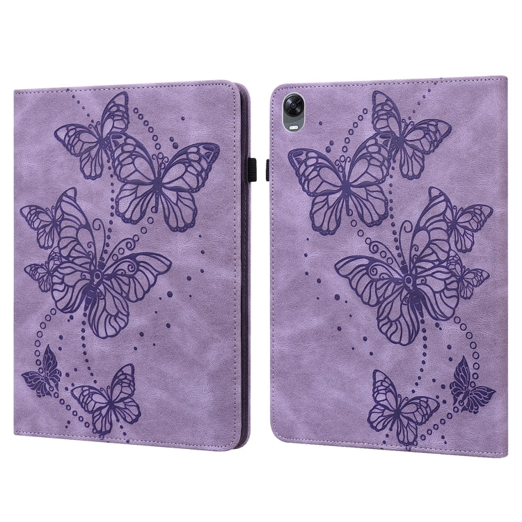 Embossed Butterfly Pattern Leather Tablet Case, For OPPO Pad 11 inch 2022, For Realme Pad 10.4 inch, For Samsung Galaxy Tab A8 10.5 2021, For Samsung Galaxy Tab S8, For Lenovo Legion Y700, For Lenovo Tab K10, For Lenovo Tab P11 Plus