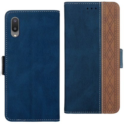 Stitching Side-Magnetic RFID Leather Phone Case, For Samsung Galaxy A02, For Samsung Galaxy A02s, For Samsung Galaxy A03s 166mm, For Samsung Galaxy A12 5G, For Samsung Galaxy A13 4G, For Samsung Galaxy A13 5G, For Samsung Galaxy A22 5G                 ...