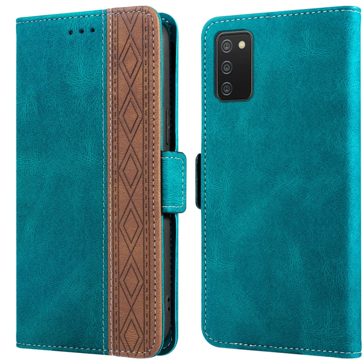 Stitching Side-Magnetic RFID Leather Phone Case, For Samsung Galaxy A02, For Samsung Galaxy A02s, For Samsung Galaxy A03s 166mm, For Samsung Galaxy A12 5G, For Samsung Galaxy A13 4G, For Samsung Galaxy A13 5G, For Samsung Galaxy A22 5G                 ...