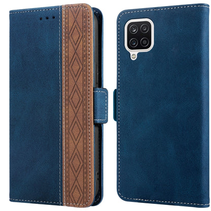 Stitching Side-Magnetic RFID Leather Phone Case, For Samsung Galaxy A02, For Samsung Galaxy A02s, For Samsung Galaxy A03s 166mm, For Samsung Galaxy A12 5G, For Samsung Galaxy A13 4G, For Samsung Galaxy A13 5G, For Samsung Galaxy A22 5G                 ...