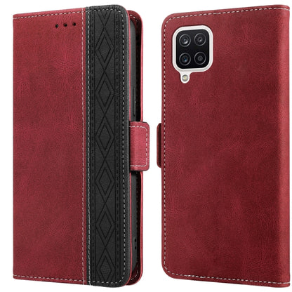 Stitching Side-Magnetic RFID Leather Phone Case, For Samsung Galaxy A02, For Samsung Galaxy A02s, For Samsung Galaxy A03s 166mm, For Samsung Galaxy A12 5G, For Samsung Galaxy A13 4G, For Samsung Galaxy A13 5G, For Samsung Galaxy A22 5G                 ...