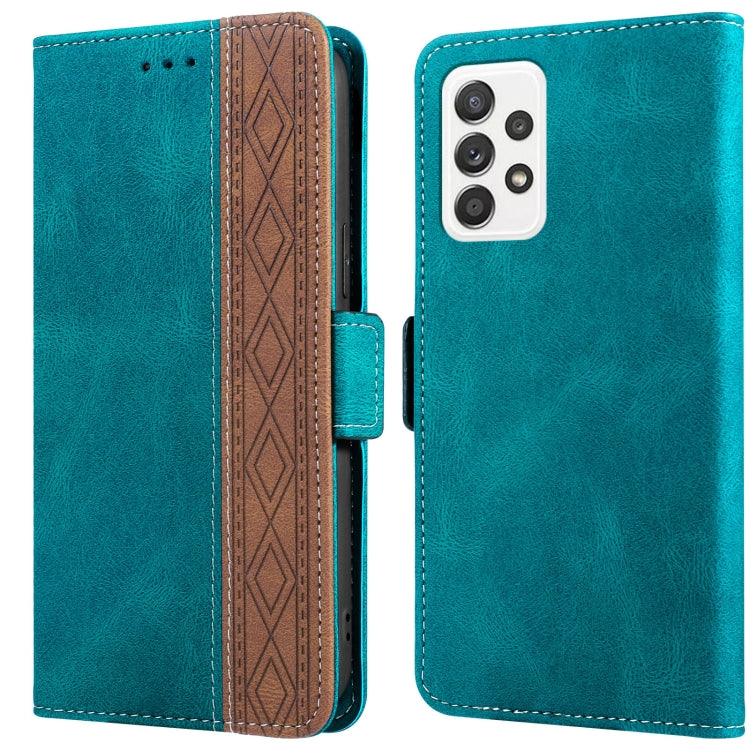 Stitching Side-Magnetic RFID Leather Phone Case, For Samsung Galaxy A53 5G, For Samsung Galaxy A72 4G / 5G, For Samsung Galaxy A73 5G, For Samsung Galaxy S10, For Samsung Galaxy S10+, For Samsung Galaxy S20, For Samsung Galaxy S20 FE 5G                ...