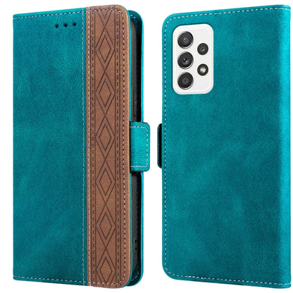 Stitching Side-Magnetic RFID Leather Phone Case, For Samsung Galaxy A53 5G, For Samsung Galaxy A72 4G / 5G, For Samsung Galaxy A73 5G, For Samsung Galaxy S10, For Samsung Galaxy S10+, For Samsung Galaxy S20, For Samsung Galaxy S20 FE 5G                ...