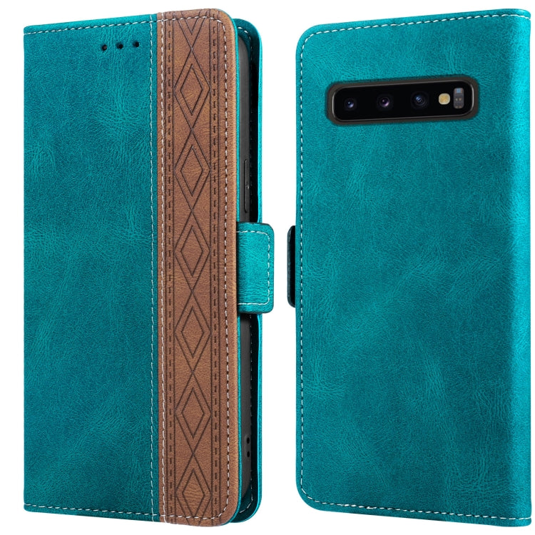 Stitching Side-Magnetic RFID Leather Phone Case, For Samsung Galaxy A53 5G, For Samsung Galaxy A72 4G / 5G, For Samsung Galaxy A73 5G, For Samsung Galaxy S10, For Samsung Galaxy S10+, For Samsung Galaxy S20, For Samsung Galaxy S20 FE 5G                ...