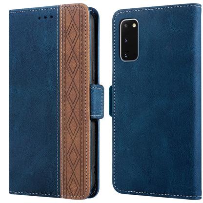 Stitching Side-Magnetic RFID Leather Phone Case, For Samsung Galaxy A53 5G, For Samsung Galaxy A72 4G / 5G, For Samsung Galaxy A73 5G, For Samsung Galaxy S10, For Samsung Galaxy S10+, For Samsung Galaxy S20, For Samsung Galaxy S20 FE 5G                ...