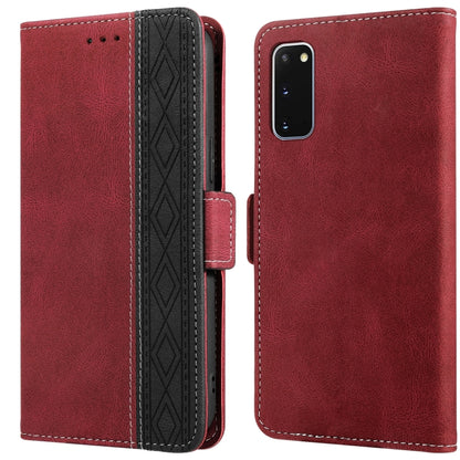 Stitching Side-Magnetic RFID Leather Phone Case, For Samsung Galaxy A53 5G, For Samsung Galaxy A72 4G / 5G, For Samsung Galaxy A73 5G, For Samsung Galaxy S10, For Samsung Galaxy S10+, For Samsung Galaxy S20, For Samsung Galaxy S20 FE 5G                ...
