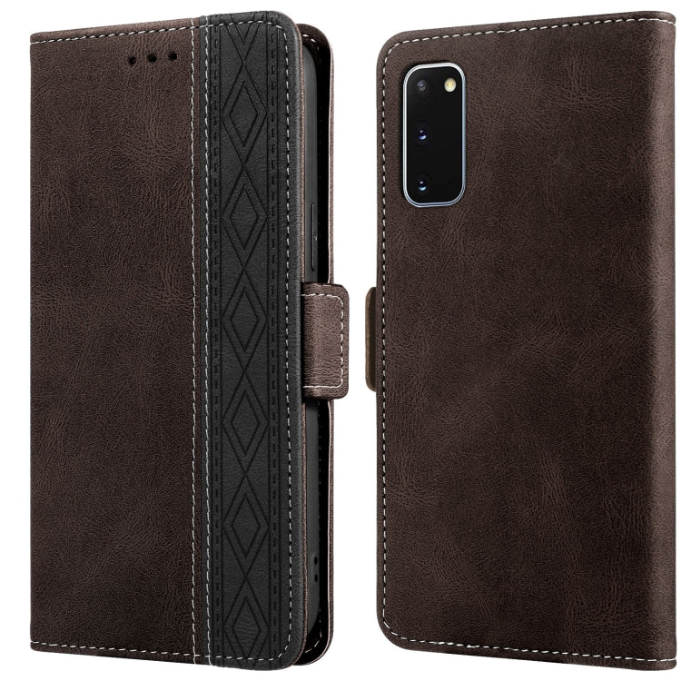 Stitching Side-Magnetic RFID Leather Phone Case, For Samsung Galaxy A53 5G, For Samsung Galaxy A72 4G / 5G, For Samsung Galaxy A73 5G, For Samsung Galaxy S10, For Samsung Galaxy S10+, For Samsung Galaxy S20, For Samsung Galaxy S20 FE 5G                ...