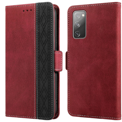 Stitching Side-Magnetic RFID Leather Phone Case, For Samsung Galaxy A53 5G, For Samsung Galaxy A72 4G / 5G, For Samsung Galaxy A73 5G, For Samsung Galaxy S10, For Samsung Galaxy S10+, For Samsung Galaxy S20, For Samsung Galaxy S20 FE 5G                ...