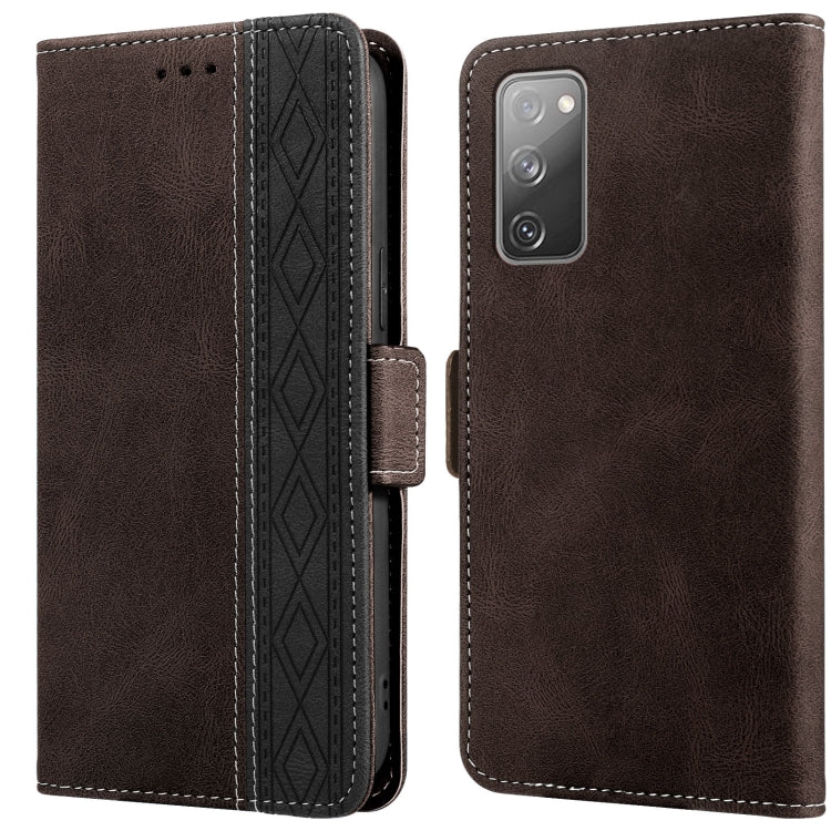 Stitching Side-Magnetic RFID Leather Phone Case, For Samsung Galaxy A53 5G, For Samsung Galaxy A72 4G / 5G, For Samsung Galaxy A73 5G, For Samsung Galaxy S10, For Samsung Galaxy S10+, For Samsung Galaxy S20, For Samsung Galaxy S20 FE 5G                ...