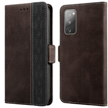 Stitching Side-Magnetic RFID Leather Phone Case, For Samsung Galaxy A53 5G, For Samsung Galaxy A72 4G / 5G, For Samsung Galaxy A73 5G, For Samsung Galaxy S10, For Samsung Galaxy S10+, For Samsung Galaxy S20, For Samsung Galaxy S20 FE 5G                ...