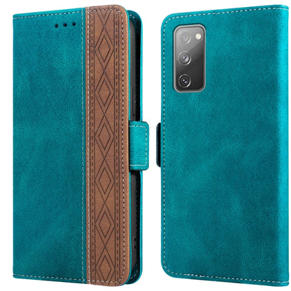 Stitching Side-Magnetic RFID Leather Phone Case, For Samsung Galaxy A53 5G, For Samsung Galaxy A72 4G / 5G, For Samsung Galaxy A73 5G, For Samsung Galaxy S10, For Samsung Galaxy S10+, For Samsung Galaxy S20, For Samsung Galaxy S20 FE 5G                ...