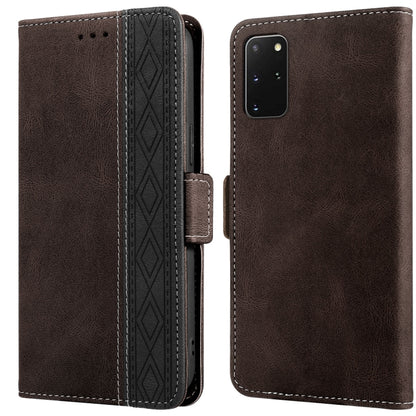 Stitching Side-Magnetic RFID Leather Phone Case, For Samsung Galaxy A53 5G, For Samsung Galaxy A72 4G / 5G, For Samsung Galaxy A73 5G, For Samsung Galaxy S10, For Samsung Galaxy S10+, For Samsung Galaxy S20, For Samsung Galaxy S20 FE 5G                ...
