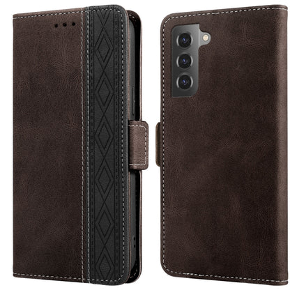 Stitching Side-Magnetic RFID Leather Phone Case, For Samsung Galaxy A53 5G, For Samsung Galaxy A72 4G / 5G, For Samsung Galaxy A73 5G, For Samsung Galaxy S10, For Samsung Galaxy S10+, For Samsung Galaxy S20, For Samsung Galaxy S20 FE 5G                ...