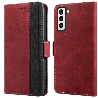 Stitching Side-Magnetic RFID Leather Phone Case, For Samsung Galaxy A53 5G, For Samsung Galaxy A72 4G / 5G, For Samsung Galaxy A73 5G, For Samsung Galaxy S10, For Samsung Galaxy S10+, For Samsung Galaxy S20, For Samsung Galaxy S20 FE 5G                ...