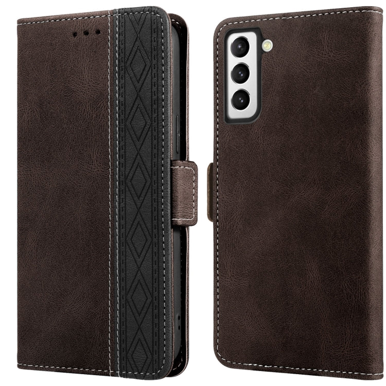 Stitching Side-Magnetic RFID Leather Phone Case, For Samsung Galaxy A53 5G, For Samsung Galaxy A72 4G / 5G, For Samsung Galaxy A73 5G, For Samsung Galaxy S10, For Samsung Galaxy S10+, For Samsung Galaxy S20, For Samsung Galaxy S20 FE 5G                ...
