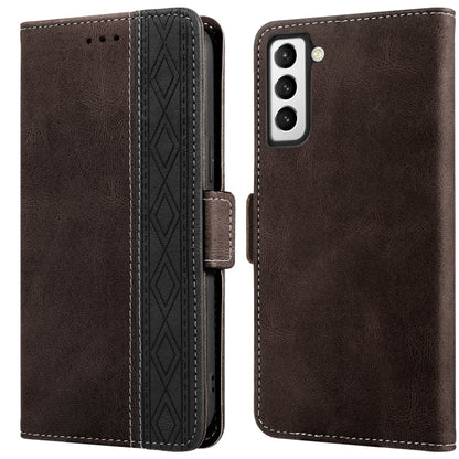 Stitching Side-Magnetic RFID Leather Phone Case, For Samsung Galaxy A53 5G, For Samsung Galaxy A72 4G / 5G, For Samsung Galaxy A73 5G, For Samsung Galaxy S10, For Samsung Galaxy S10+, For Samsung Galaxy S20, For Samsung Galaxy S20 FE 5G                ...