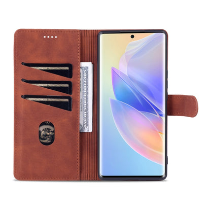 AZNS Skin Feel Calf Texture Horizontal Flip Leather Phone Case, For Honor 60 SE, For Samsung Galaxy A23 5G