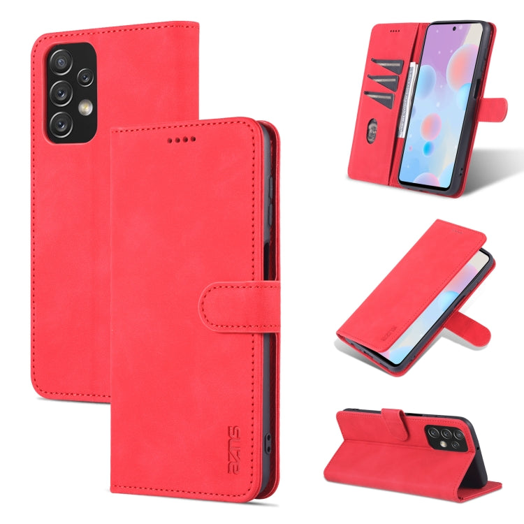 AZNS Skin Feel Calf Texture Horizontal Flip Leather Phone Case, For Honor 60 SE, For Samsung Galaxy A23 5G