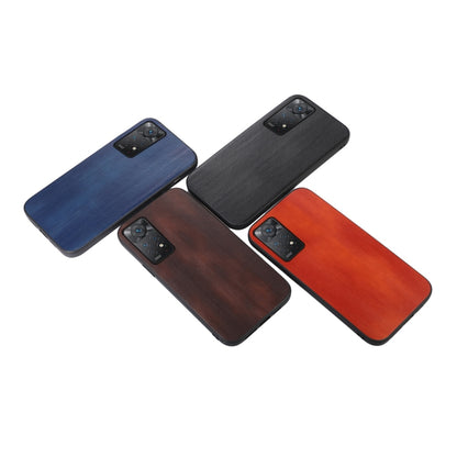 Yellow Cow Texture PU Phone Case, For Xiaomi Redmi Note 11 Pro Global, For Samsung Galaxy A23 4G, For Samsung Galaxy A33 5G, For Samsung Galaxy A53 5G, For Samsung Galaxy A73 5G