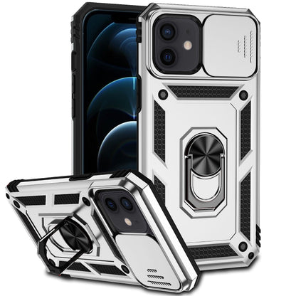 Sliding Camshield Holder Phone Case, For iPhone XR, For iPhone XS / X, For iPhone XS Max, For iPhone 12 mini, For iPhone SE 2022 / SE 2020 / 8 / 7 / 6, For iPhone 8 Plus / 7 Plus / 6 Plus