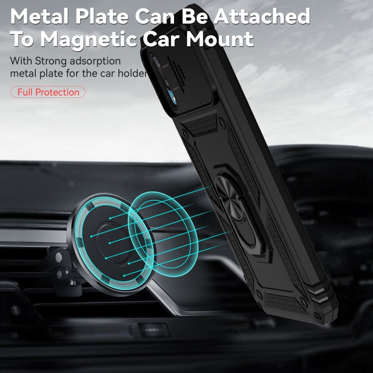 Sliding Camshield Holder Phone Case, For Samsung Galaxy A02, For Samsung Galaxy A02s / A03s 166mm, For Samsung Galaxy A12, For Samsung Galaxy A13 5G, For Samsung Galaxy A22 4G, For Samsung Galaxy A22 5G, For Samsung Galaxy A23