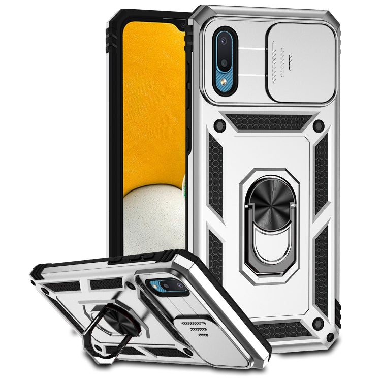 Sliding Camshield Holder Phone Case, For Samsung Galaxy A02, For Samsung Galaxy A02s / A03s 166mm, For Samsung Galaxy A12, For Samsung Galaxy A13 5G, For Samsung Galaxy A22 4G, For Samsung Galaxy A22 5G, For Samsung Galaxy A23