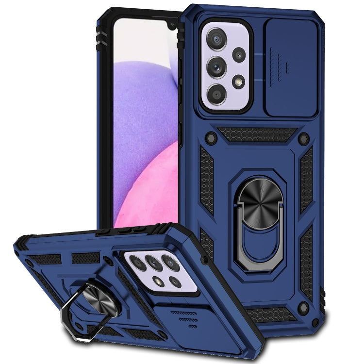 Sliding Camshield Holder Phone Case, For Samsung Galaxy A23 5G, For Samsung Galaxy A33 5G, For Samsung Galaxy A52 5G / 4G, For Samsung Galaxy A53 5G, For Samsung Galaxy A72 5G / 4G, For Samsung Galaxy A73 5G, For Samsung Galaxy J7 Prime