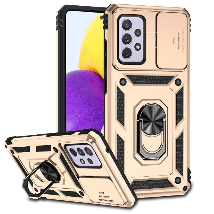 Sliding Camshield Holder Phone Case, For Samsung Galaxy A23 5G, For Samsung Galaxy A33 5G, For Samsung Galaxy A52 5G / 4G, For Samsung Galaxy A53 5G, For Samsung Galaxy A72 5G / 4G, For Samsung Galaxy A73 5G, For Samsung Galaxy J7 Prime