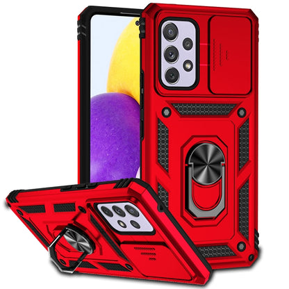 Sliding Camshield Holder Phone Case, For Samsung Galaxy A23 5G, For Samsung Galaxy A33 5G, For Samsung Galaxy A52 5G / 4G, For Samsung Galaxy A53 5G, For Samsung Galaxy A72 5G / 4G, For Samsung Galaxy A73 5G, For Samsung Galaxy J7 Prime
