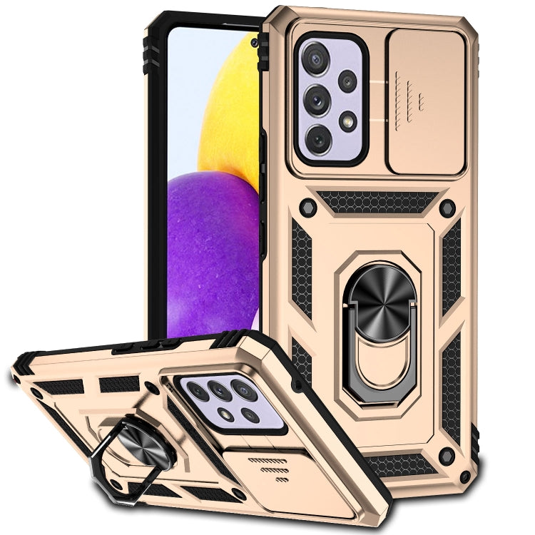 Sliding Camshield Holder Phone Case, For Samsung Galaxy A23 5G, For Samsung Galaxy A33 5G, For Samsung Galaxy A52 5G / 4G, For Samsung Galaxy A53 5G, For Samsung Galaxy A72 5G / 4G, For Samsung Galaxy A73 5G, For Samsung Galaxy J7 Prime