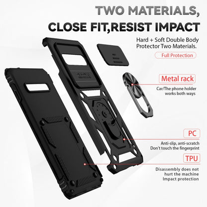 Sliding Camshield Holder Phone Case, For Samsung Galaxy S10, For Samsung Galaxy S10+, For Samsung Galaxy S20 FE, For Samsung Galaxy S21 5G, For Samsung Galaxy S21 FE 5G, For Samsung Galaxy S21+ 5G