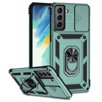 Sliding Camshield Holder Phone Case, For Samsung Galaxy S10, For Samsung Galaxy S10+, For Samsung Galaxy S20 FE, For Samsung Galaxy S21 5G, For Samsung Galaxy S21 FE 5G, For Samsung Galaxy S21+ 5G