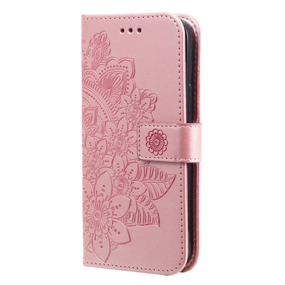 7-petal Flowers Embossing Pattern Horizontal Flip Leather Case, For Xiaomi Redmi Note 11 4G(Global), For Xiaomi Redmi Note 11 Pro 4G, For OPPO Realme 9i / A36 4G / A76 4G(Global), For OPPO Realme 9 Pro+, For OPPO Realme GT2 Pro                         ...