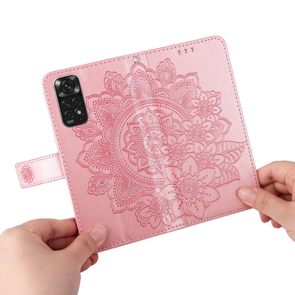 7-petal Flowers Embossing Pattern Horizontal Flip Leather Case, For Xiaomi Redmi Note 11 4G(Global), For Xiaomi Redmi Note 11 Pro 4G, For OPPO Realme 9i / A36 4G / A76 4G(Global), For OPPO Realme 9 Pro+, For OPPO Realme GT2 Pro                         ...